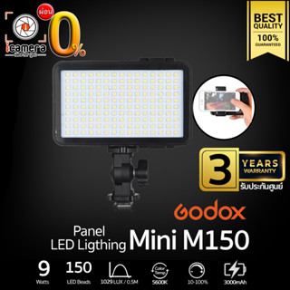 Godox LED M150 9W 5600K 3000mAh - Mini Video Light ติดมือถือได้ - รับประกันศูนย์ Godox Thailand 3 ปี