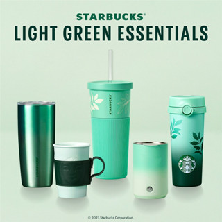 ⭐️Starbucks Light Green Essential⭐️แก้วสตาร์บัคส์โทนสีเขียวอ่อน