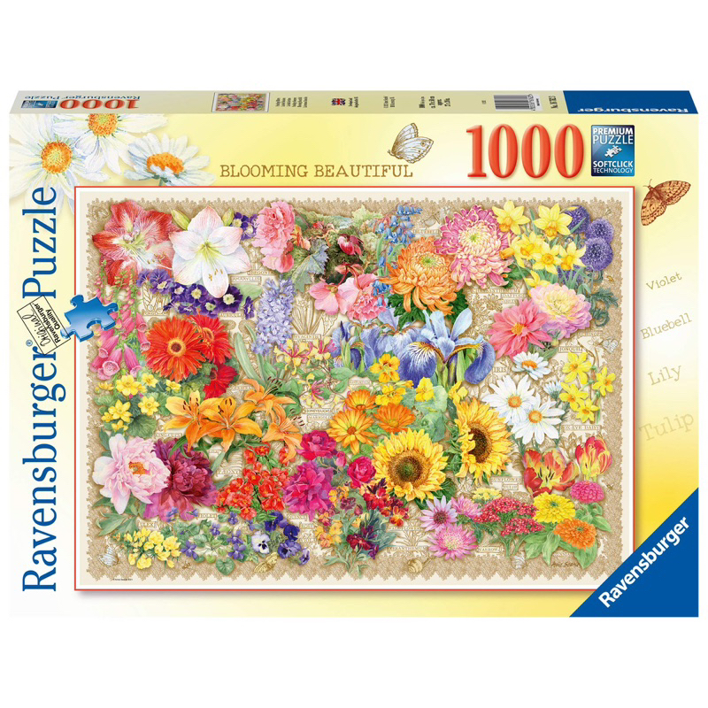 พร้อมส่ง-จิ๊กซอว์ Blooming Beautiful ดอกไม้🌸🌼แบรนด์ Ravensburger jigsaw puzzle 1000 ชิ้น