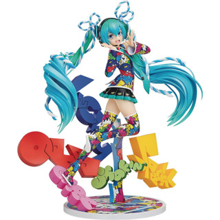 จัดส่งตรงถึงญี่ปุ่น ชุดเสียงร้องตัวละคร 01 Hatsune Miku Hatsune Miku MIKU EXPO 5th Anniv / Lucky☆ลูกโลก UTA X KASOKU Ver. 1/8 Scale ABS&amp; PVC Pre-painted PVC รูปที่ 84816