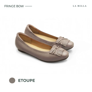 LA BELLA รุ่น FRINGE BOW - ETOUPE