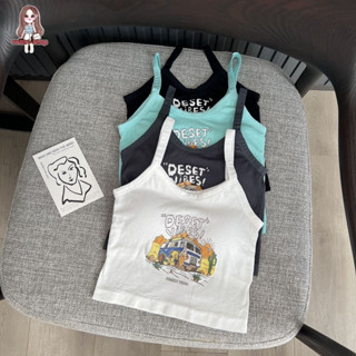 สายเดี่ยวทรงเข้ารูป เสื้อกล้าม ผ้านุ่มไม่บาง ครึ่งตัว สวมใส่สบาย A139