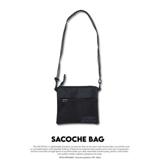 SPACEBOY กระเป๋าสะพายข้าง Sacoche bag “ SCBY” - black