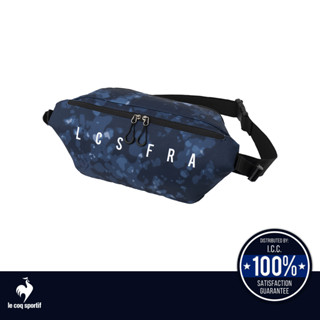 le coq sportif กระเป๋าคาดอก สีกรม (Crossbag, กระเป๋าแฟชั่น, กระเป๋าคาดเอว, กระเป๋าสะพาย, กระเป๋า, lecoq, เลอค็อก)
