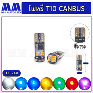 ไฟหรี่LED 27ชิป CANBUS  12-24V. (ราคา1คู่/2ชิ้น)