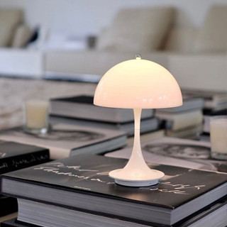 (รอ14วัน) Panthella Table Lamp / โคมไฟไร้สายสีขาว โคมไฟรูปโอปอล