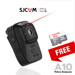 SJCAM A10 กล้องติดตัวตำรวจ Police Body Camera มี Infrared ถ่ายภาพในที่มืด Action Camera กล้องบอดี้แคม