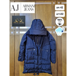 เสื้อกันหนาวขนเป็ด แบรนด์ Armani Jeans มือ2ของแท้