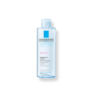 LA ROCHE-POSAY Micellar Water Reactive Skin 400 ml คลีนซิ่ง เช็ดเครื่องสำอางสำหรับผิวแห้งมาก 400ml.(Cleansing)