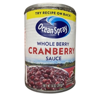 Ocean Spray Whole Berry Cranberry Sauce ผลไม้กระป๋อง แครนเบอร์รีซอส 397g