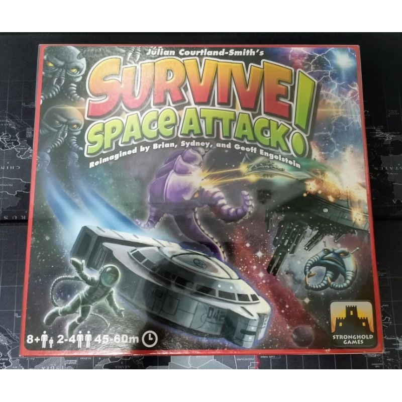 [BoardGame ของแท้] Survive : Space Attack พร้อมตัวเสริม 5-6 Players มือ2