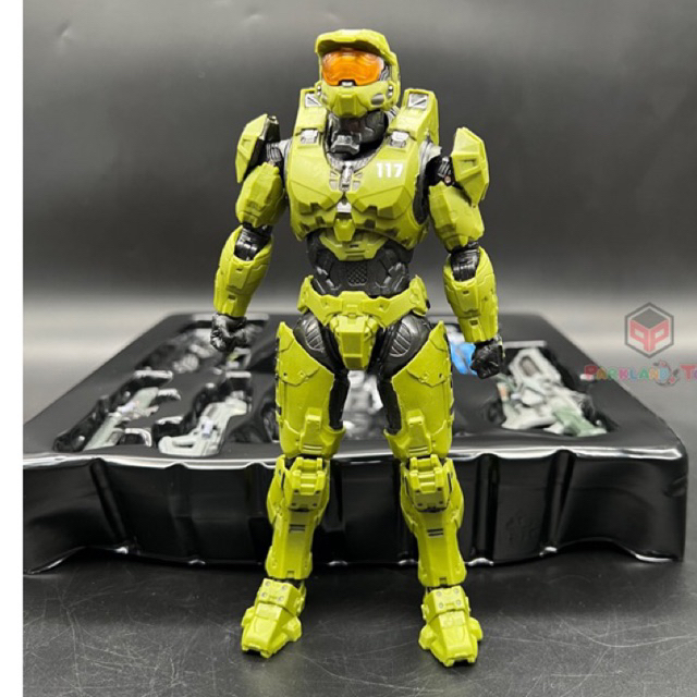 Halo โมเดล ฮาโร จัดส่งไทยสินค้าพร้อมส่ง Model Halo Guardians Master Chief John117 S117 Halo Infinite 1/12Cm