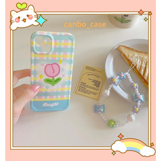 🎁ส่งของขวัญ🎁เคสไอโฟน สำหรับ 11 14 for iPhone Case 13 12 Pro Max แฟชั่น เรียบง่าย โซ่มุก กันกระแทก เคสนิ่ม เคสโทรศัพท์