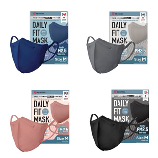 พร้อมส่ง! หน้ากากอนามัย Iris Ohyama รุ่น Daily Fit Mask ป้องกัน PM 2.5 Size M 5ชิ้น/ซอง