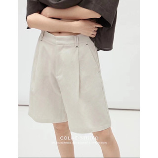 กางเกงสามส่วนผ้าลินิน SUMMER LINEN SHORTS