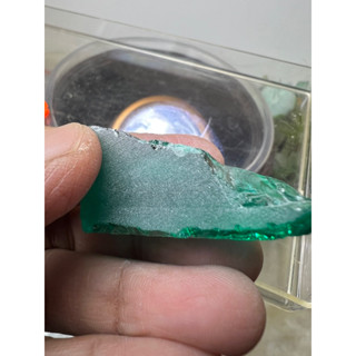 cz emerald 32 gram lab gems 15x38mm