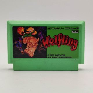 Wolfling เจ้าหญิงหมาป่า ตลับเกม action Famicom unreleased cartridge game [REPRO]