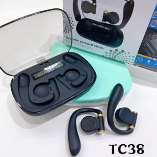 หูฟัง TC38บลูทูธ ไร้สาย 5.3 ของแท้ Bluetooth คุณภาพเสียงระดับ HIFIสุดยอดหูฟังยุคใหม่ ดีไซน์ล้ำเทคโนโลยีล่าสุด