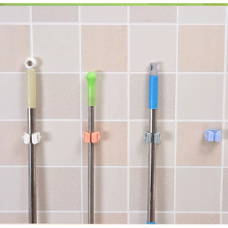 🔨🔨DHR🔨🔨 (พร้อมส่งในไทย) ที่แขวนไม้กวาด ติดผนัง รุ่นไม่ต้องเจาะ ติดง่าย แข็งแรงรับน้ำหนักได้มาก
