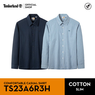 Timberland Mens Comfortable Casual Long-Sleeved Shirt เชิ้ตแขนยาว (TS23A6R3H)