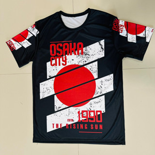 เสื้อยืดลาย OSAKA JAPAN สีดำลายใหม่ล่าสุด สุดเท่