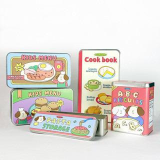 Bringhome Kids Menu Collection Box กล่องเหล็กเอนกประสงค์  สำหรับใส่ของใช้ จัดระเบียบบนโต๊ะ🍔🍛🍝🧇🥧