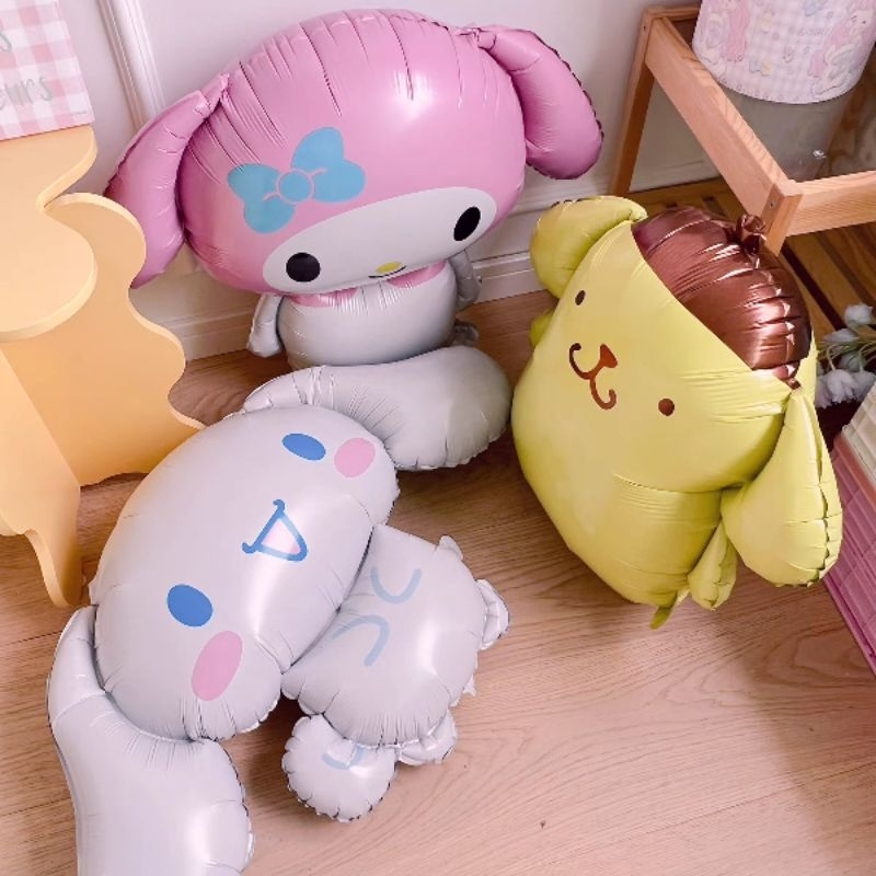 ลูกโป่งฟอยล์ Sanrio ไซซ์ใหญ่ มายเมโลดี้ , ชินนามอนโร , คุโรมิ , ปอมปอมปุริน ราคา ถูกที่สุด ดีลบีเคเค แกลเลอรีภาพที่ 7