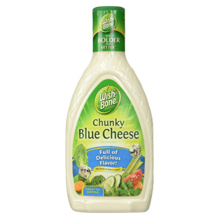 Wish Bone Chunky Blue Cheese Salad Dressing วิชโบนน้ำสลัดก้อนบลูชีส 425g