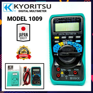 Kyoritsu รุ่น KEMD-1009 แท้ 100% มัลติมิเตอร์ แบบดิจิตอล  Kyoritsu1009 Made In Japan Digital Multi Meter มิเตอรวัดไฟ ดิจ