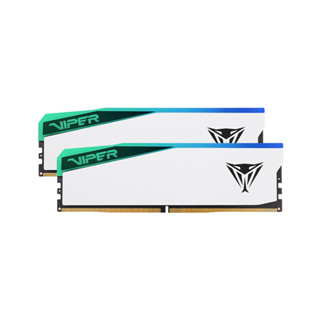 PATRIOT Viper Elite 5 RGB 48GB 6000 MHz DDR5 CL42 White (24GBx2) แรม RAM (PVER548G60C42KW)