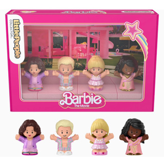 (ของแท้100%) Little People Collector Barbie: The Movie Special Edition Set in Display Gift Package, 4 Figures