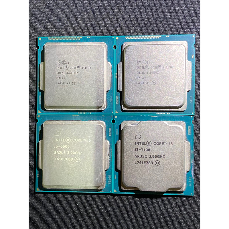 CPU Intel Core i3 i5 ซีพียู i3 i5  Gen 4-7 ซีพียูมือสอง 4130/4160/4590/6500/7100