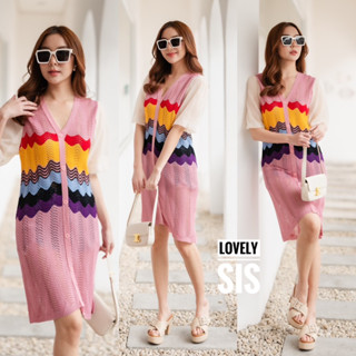 🌈🌿🌺🌸🌼💖🤎🧡🇰🇷 Crochet Chiffon Sleeve Dress