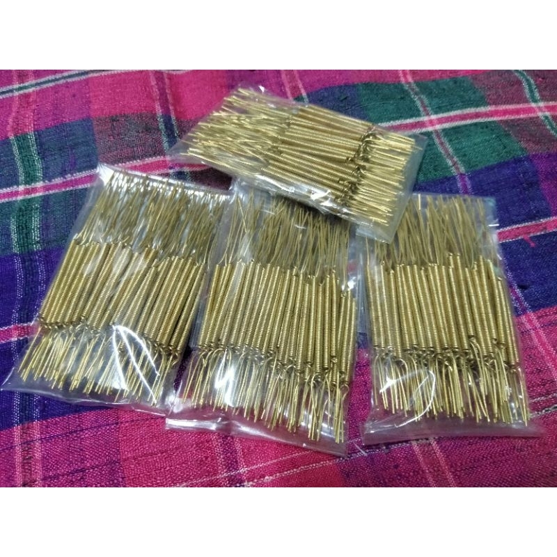 ลวดสปริงดอกไม้ไหวทองเหลือง(ขนาด1นิ้ว)