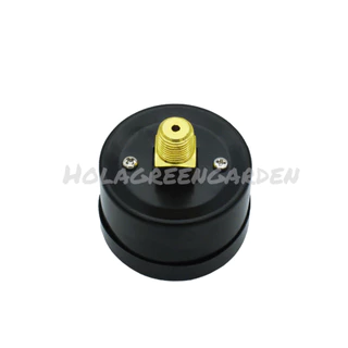 เกจวัดแรงดัน 12bar เกลียวนอก1/4 12.7mm Pressure Gauge เกจลม เกจแรงดันน้ำ พ่นหมอก Meter Gauge ขนาด52*52mm