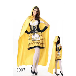 MS3007 ชุดหนูน้อยหมวกแดง Little Red Riding Hood Cosplay 🚚ด่วนมีส่งGrabค่า