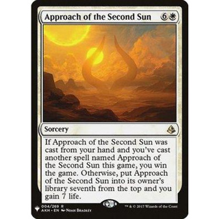 Approach of the Second Sun การ์ด Magic The Gathering ของแท้ จากชุด Mystery Booster