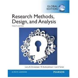 (ลดราคาพิเศษ 40)RESEARCH METHODS, DESIGN, AND ANALYSIS (GLOBAL EDITION) ผู้แต่ง : LARRY B. CHRISTENSEN