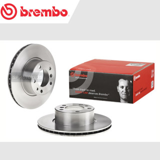 BREMBO จานเบรคหน้า BMW 5 Series E34 (520i 525i) (HC) 1987-1995 /  09 5142 24 / ราคา 1ใบ