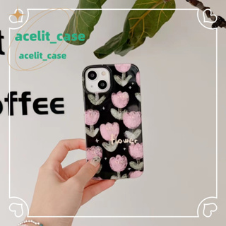 ❤️ส่งของขวัญ❤️ เคสไอโฟน 11 12 13 14 Pro Max ดอกไม้ กราฟฟิตี แฟชั่น เรียบง่าย สาวน่ารักหัวใจ Case for iPhone สไตล์วรรณศิล