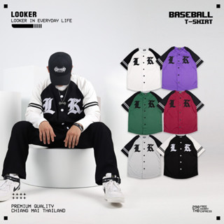 LOOKER - เสื้อ Baseball ปักโลโก้