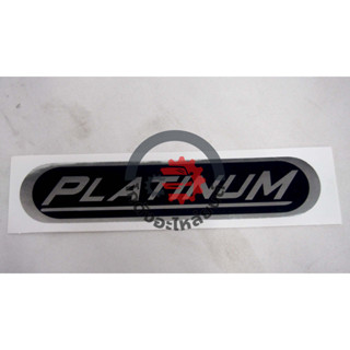 สติ๊กเกอร์ ฝาท้าย อีซูซุ ดีแม็ก ปี 2007-2010 "PLATINUM" (ไม่นูน) ISUZU D-MAX 2007-2010 โกดังอะไหล่ยนต์ อะไหล่ยนต์ รถยนต์