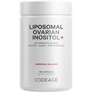 CODEAGE liposomal  ovarain inosital+ 120 capsules ปรับความสมดุลของฮอร์โมน สุขภาพของรังไข่