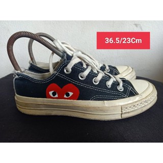 Converse Size 36.5 ยาว 23 Cm  รองเท้ามือสอง ผู้หญิง เท้าเล็ก  ผ้าใบ สวม แฟชั่น ลำลอง เที่ยว