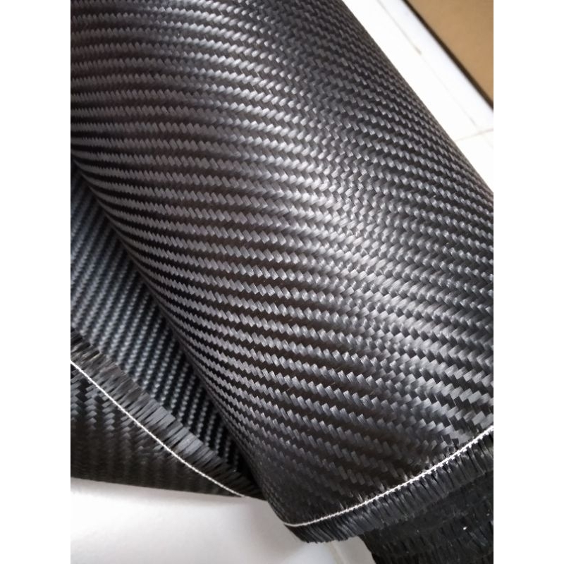 ผ้าคาร์บอน​แท้​ คาบอนแท้ ลลาย2, 245 กรัม​ carbon fiber 3k,​twill.toray Japan. หนา 0.3 mm ขนาด 150 cm x 100cm