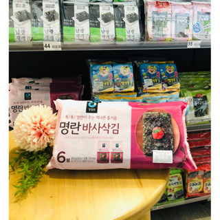 Pollack roe seaweed snacks 6pcs ชองจองวอนพอลเล็คโร สาหร่าย