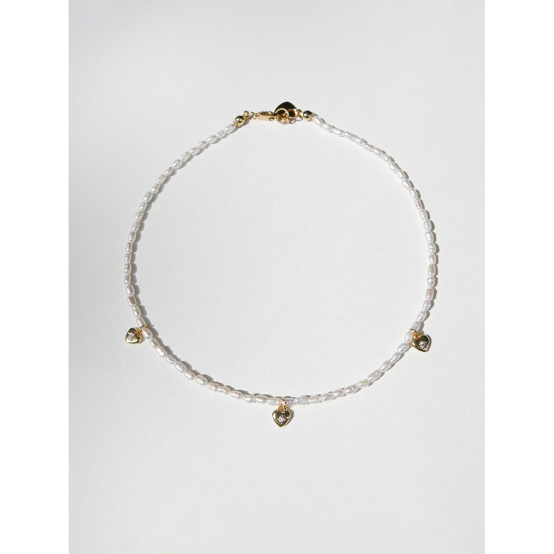 Valleydarley – สร้อยคอ petite triple couer pearl necklace ราคา ถูกที่สุด ดีลบีเคเค แกลเลอรีภาพที่ 7