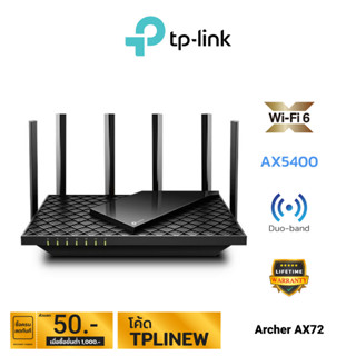 TP-Link AX5400 Dual-Band Gigabit Wi-Fi 6 Router รุ่น Archer AX72