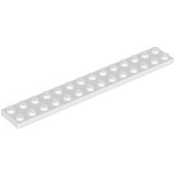 Lego part (ชิ้นส่วนเลโก้) No.91988 Plate 2 x 14