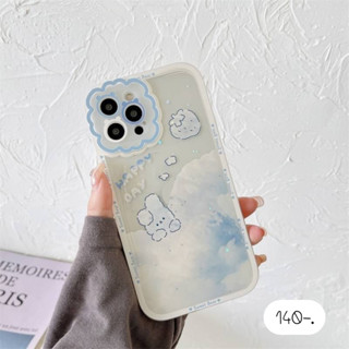 เคสใส เคสใสไอโฟน เคสใสลายการ์ตูน เคสใสการ์ตูน 🌨️ เคสกระต่ายบนปุยเมฆ